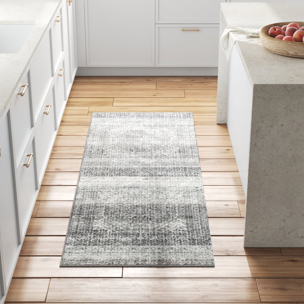 Mistana™ Hillsby Oriental Light Gray/Charcoal Area Rug & Reviews Wayfair